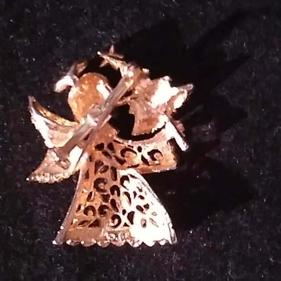 CHRISTMAS ANGEL  CARRY TREE BROOCH - Picture 5 of 5